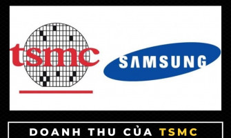 Doanh thu của TSMC vượt qua Samsung
