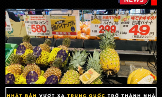 Nhật Bản vượt xa Trung Quốc trở thành nhà nhập khẩu trái cây hàng đầu của Đài Loan