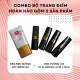 Combo bộ trang điểm hoàn hảo gồm 5 sản phẩm (4 Son Dưỡng Ẩm Hyaluronic Acid + 1 Kem Nền Dưỡng Ẩm Trắng Da)