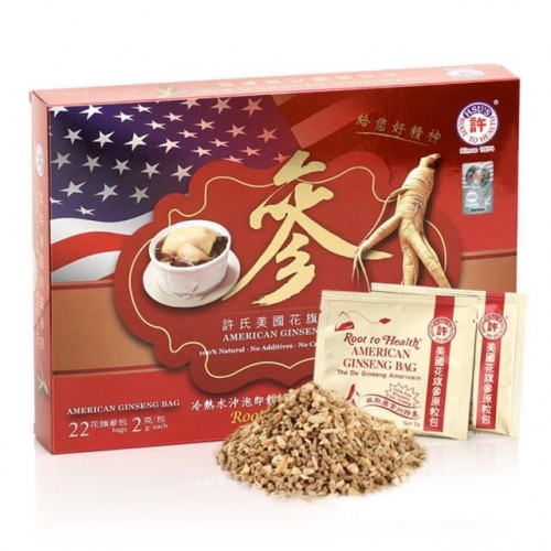 Túi nhân sâm nguyên chất - Nhân sâm HSU's của Mỹ (Hồng Sâm) (1 hộp lớn và 1 hộp nhỏ, tổng cộng có 34 túi) Túi nhân sâm nguyên chất - Nhân sâm HSU's của Mỹ (Hồng Sâm) (1 hộp lớn và 1 hộp nhỏ, tổng cộng có 34 túi)