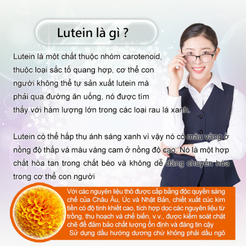 Soothing Lutein chanh thơm bổ mắt Soothing Lutein chanh thơm bổ mắt