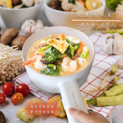 【晶工牌】 1.5L多功能美食鍋 JK-206 【晶工牌】 1.5L多功能美食鍋 JK-206
