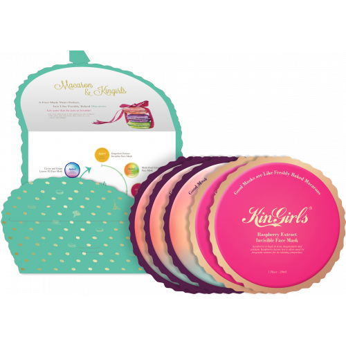 Combo 5 mặt nạ KinGirls Macaron Combo 5 mặt nạ KinGirls Macaron