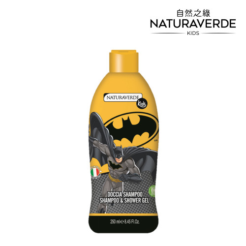 Sữa tắm và dầu gội hai trong một tác dụng kép Liên minh công lý Batman chiết xuất trà xanh【NATURAVERDE - Sắc xanh thiên nhiên】