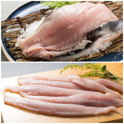 Combo 6 bao (bít tết cá măng sữa không đâm 300g * 3 bao + thịt cá măng sữa không đâm 187g * 5 bao) 【TJ fish】