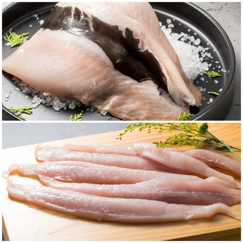 Combo 9 bao (cá măng sữa maw không đâm + thịt cá măng sữa không đâm)【TJ fish】