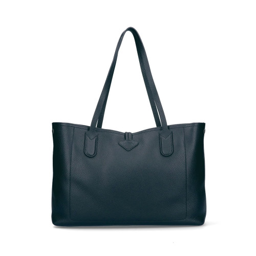 Túi xách, ba lô đeo vai size lớn LONGCHAMP ROSEAU màu xanh, tay cầm dài Túi xách, ba lô đeo vai size lớn LONGCHAMP ROSEAU màu xanh, tay cầm dài