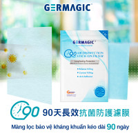 Màng lọc GERMAGIC bảo vệ kháng khuẩn hiệu quả kéo dài đến 90 ngày (* 2)