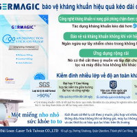 Màng lọc GERMAGIC bảo vệ kháng khuẩn hiệu quả kéo dài đến 90 ngày (* 2)