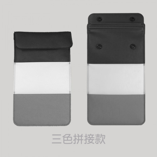 Vỏ điện thoại chống nước IPX8 có thể điều chỉnh bằng da lộn độc quyền(Xám đậm + xám nhạt + Trắng) / Tết Trung Thu Vỏ điện thoại chống nước IPX8 có thể điều chỉnh bằng da lộn độc quyền(Xám đậm + xám nhạt + Trắng) / Tết Trung Thu