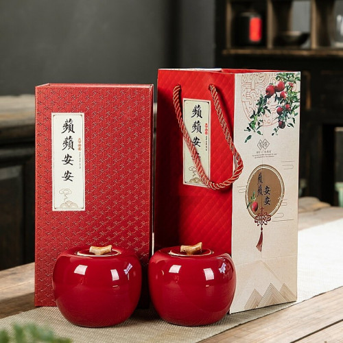 Hộp quà tặng trà - Hộp quà bình an (Trà  Sijichun)